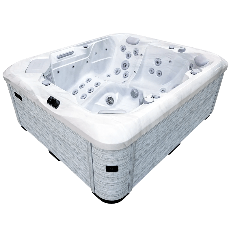 Moderner Whirlpool mit mehreren Düsen