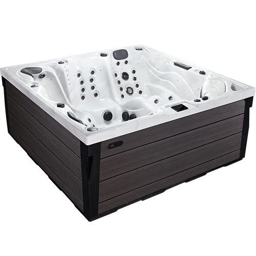 Luxuriöser Whirlpool mit verschiedenen Düsen