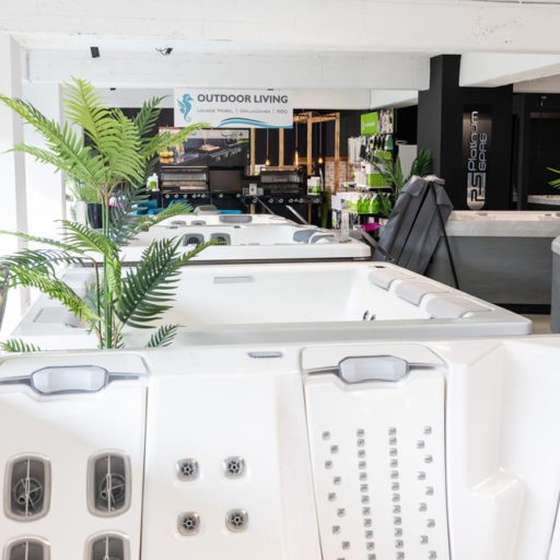 Whirlpool-Ausstellung mit Pflanzen