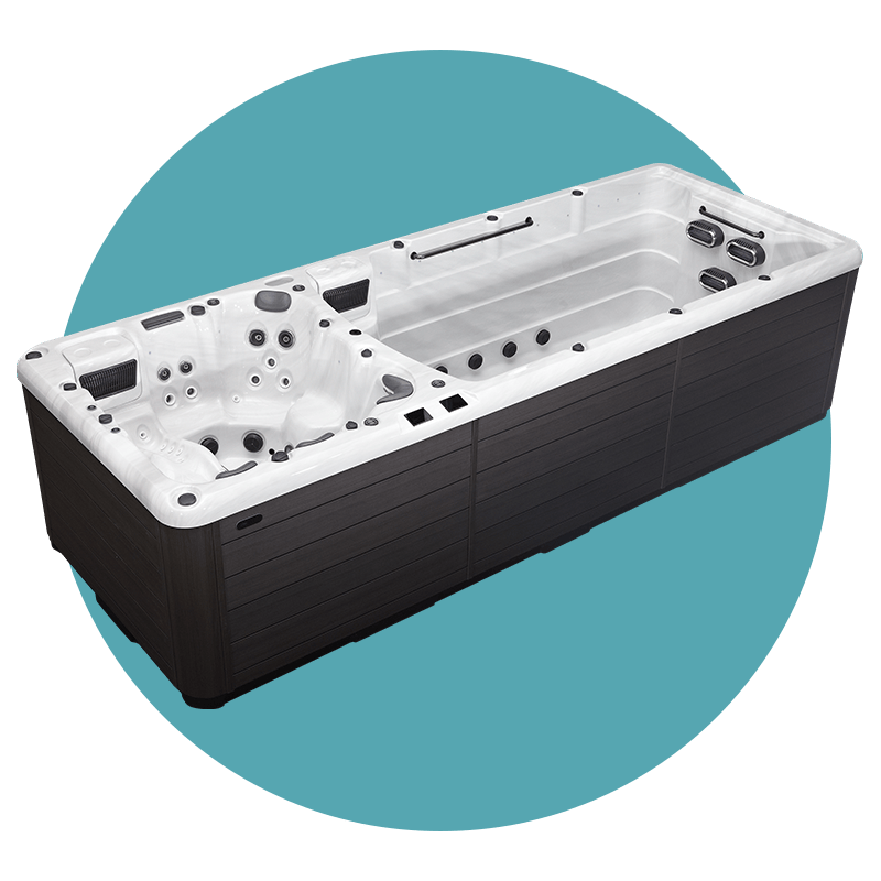 Moderner Whirlpool für Zuhause